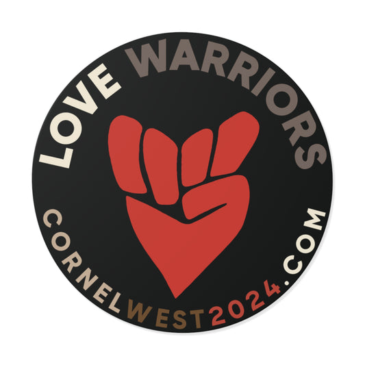 Love Warriors 2024 Round Vinyl Sticker