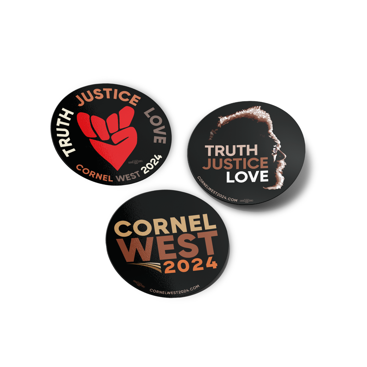 Truth Justice Love Sticker Pack
